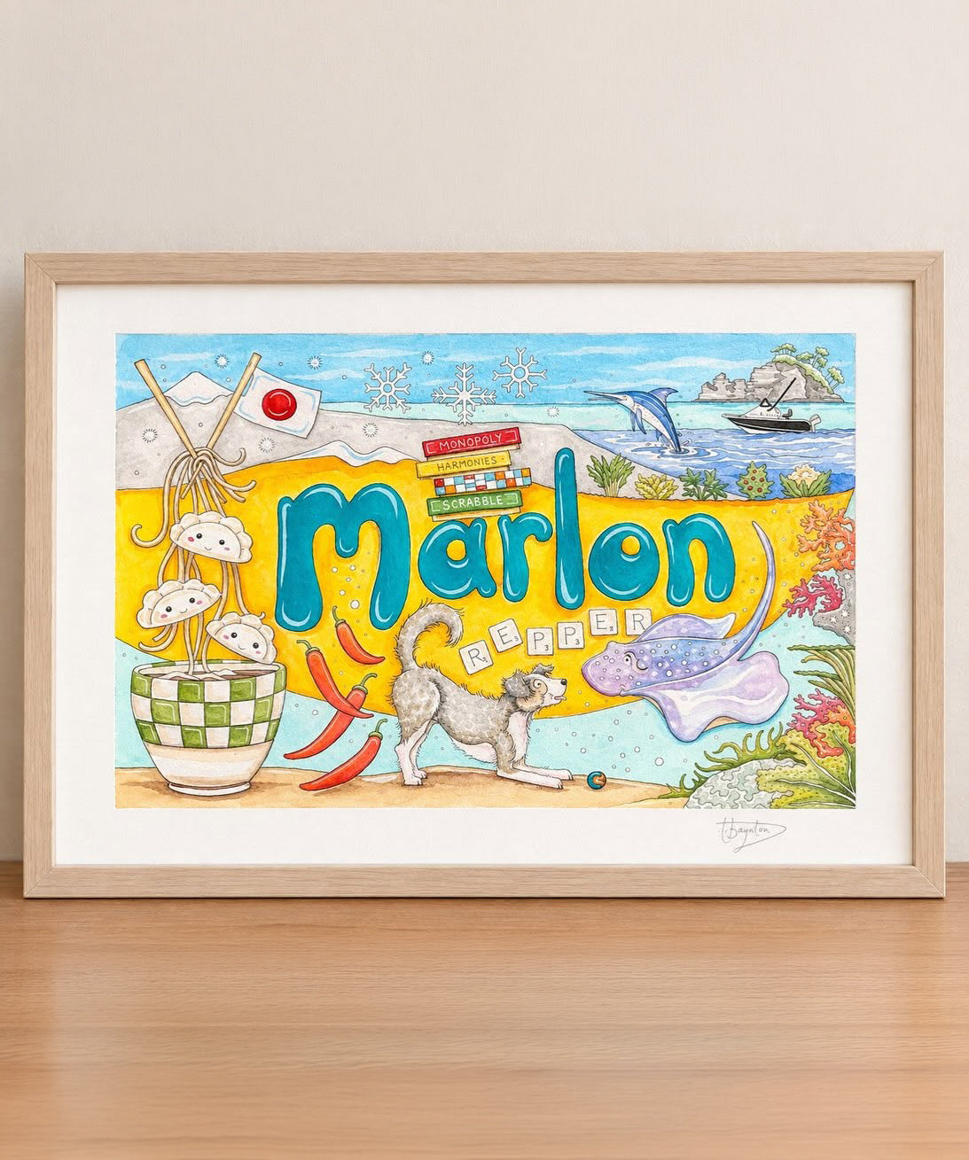 Personalised Name Portraits