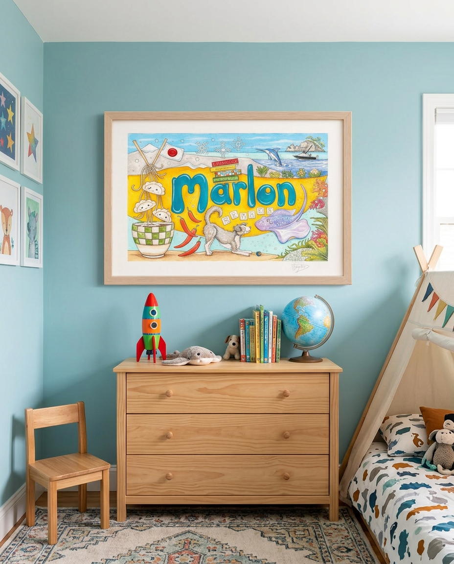 Personalised Name Portraits